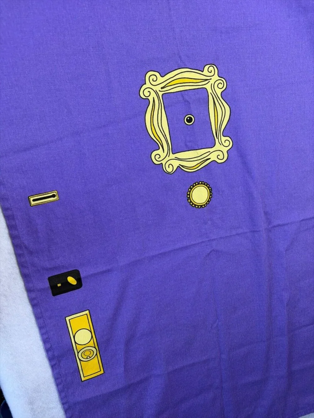 Friends Purple Door Dishtowel 100% Cotton TV series decor 90's Tv Show